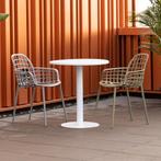 tafel/bistrotafel/tuintafel merk Zuiver 70 x 76 wit nieuw, Ophalen, Nieuw, Rechthoekig, Metaal