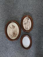 Ovale lijsten, van hout, Ophalen of Verzenden, Hout, Minder dan 50 cm, Minder dan 50 cm