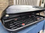 Hapro Evospace 500DX Dakkoffer - Zwart Metallic - 500 Liter, Auto diversen, Dakkoffers, Ophalen, Gebruikt