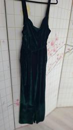 Broekpak van groen fluweel, Kleding | Dames, Collectif (Top Vintage), Kostuum of Pak, Maat 42/44 (L), Ophalen of Verzenden