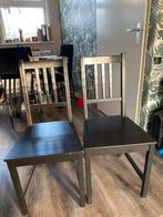 IKEA Stefan Eetkamerstoel - Zwart, Huis en Inrichting, Stoelen, Ophalen, Gebruikt, Twee, Zwart
