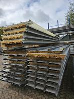 Grote partij sandwichpanelen dakpanelen 60mm antraciet, Ophalen of Verzenden, Gebruikt, Overige materialen, 50 tot 100 mm