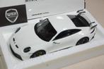 PORSCHE 911 992 GT3 WHITE black wheels Minichamps WRH, Verzenden, Zo goed als nieuw, Auto, MiniChamps