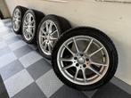 Set LMV Orig Mercedes C Klasse W204 / W205 Winterbanden, Ophalen, Gebruikt, Banden en Velgen, 17 inch