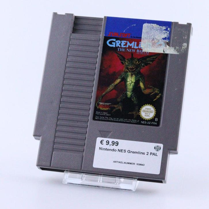 Nintendo NES Gremlins 2 PAL, Spelcomputers en Games, Games | Nintendo NES, Zo goed als nieuw