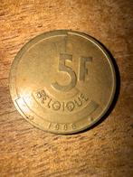 Belgische 5 frank munt 1986, Ophalen, Brons, Losse munt
