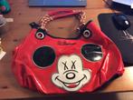 Rode Lak tas "Disney" "Mickey Mouse" afmetingen: 37x18x26 cm, Ophalen of Verzenden, Rood, Handtas