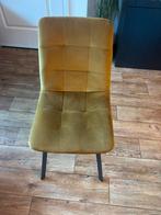 Velvet eetkamerstoelen Kick Collection 3 kleuren beschikbaar, Huis en Inrichting, Stoelen, Ophalen, Zo goed als nieuw, Grijs, Vijf, Zes of meer stoelen