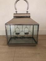 Modern Windlicht voor Theelichtjes— 7,50 euro, Huis en Inrichting, Ophalen, 25 tot 50 cm, Zo goed als nieuw, Metaal