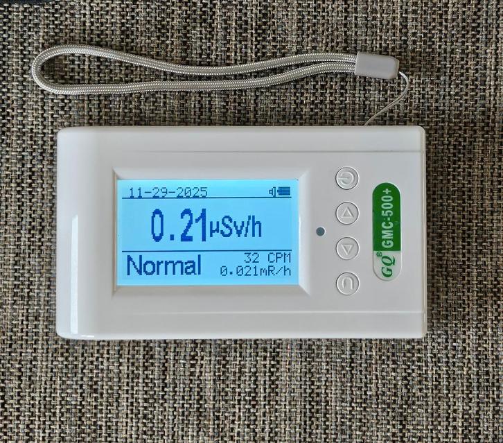 GQ GMC-500+ Geigerteller Dosimeter, Doe-het-zelf en Verbouw, Meetapparatuur, Gebruikt, Overige meters, Ophalen of Verzenden