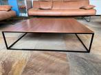 Jori salontafel, strakke vormgeving, kers; 100/100/25cm, Ophalen, Vierkant, Zo goed als nieuw, Kersenhout