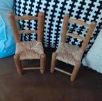 Vintage Retro sindy fleur barbie houten rieten poppenstoelen, Ophalen of Verzenden, Zo goed als nieuw, Babypop