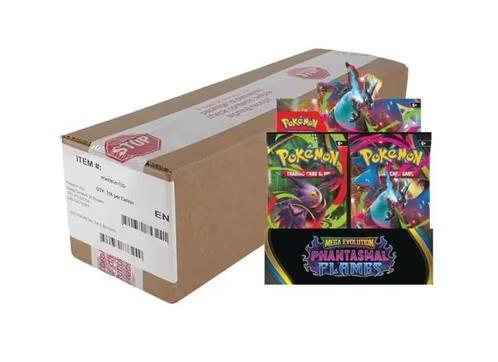Phantasmal Flames 6x Booster box case - Pokemon Kaarten, Hobby en Vrije tijd, Verzamelkaartspellen | Pokémon, Nieuw, Losse kaart