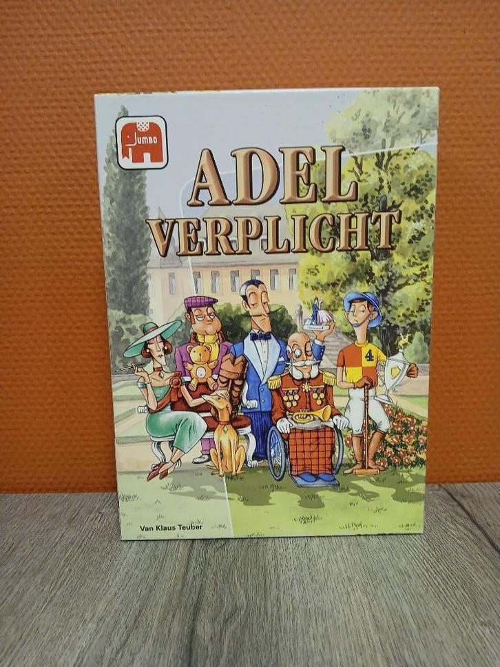 adel verplicht, Hobby en Vrije tijd, Gezelschapsspellen | Bordspellen, Gebruikt, Een of twee spelers, Drie of vier spelers, Vijf spelers of meer