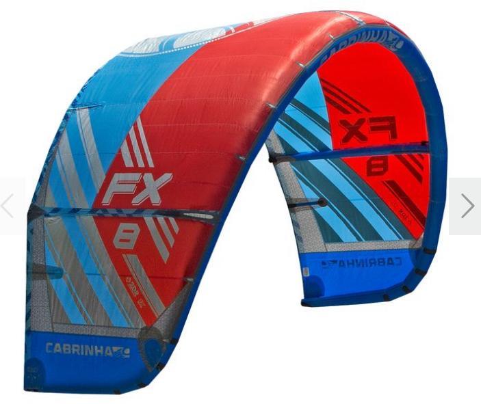 Cabrinha FX 8m Kite - Gebruikt met schade, Watersport en Boten, Kitesurfen, Gebruikt, Kite, 8 m², Geen board, Ophalen of Verzenden