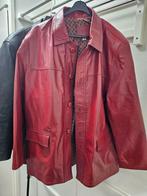Leren jas heren rood nieuw L/XL, Kleding | Heren, Ophalen of Verzenden, Zo goed als nieuw, Maat 56/58 (XL), Rood