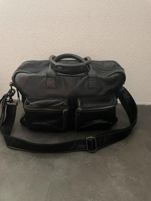 Cowboysbag The College Bag Black, Sieraden, Tassen en Uiterlijk, Tassen | Damestassen, Gebruikt, Overige typen, Zwart, Ophalen of Verzenden
