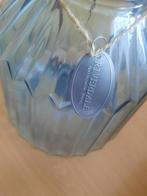 Riverdale blauw windlicht/vaas/waxinelichthouder, Blauw, Ophalen of Verzenden, Minder dan 50 cm, Glas