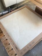 Zandkleurige tegels 100x100 cm (10m2), Doe-het-zelf en Verbouw, Tegels, Ophalen, 60 cm of meer, Nieuw, 10 m² of meer