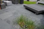 leisteen tuintegels Mustang Black Slate 80x80 cm, Tuin en Terras, Tegels en Klinkers, Ophalen, Nieuw, Natuursteen, Terrastegels