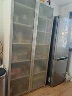 Ikea keukenkast PAX deuren zijn van glas zeegroen/lichtblauw, Huis en Inrichting, Ophalen, Gebruikt, 200 cm of meer, Glas