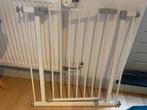 2x Hauck traphekjes Open n stop 75-80cm met verlengstukken, Kinderen en Baby's, Traphekjes, Ophalen, Gebruikt, Klemhekje, Metaal of IJzer