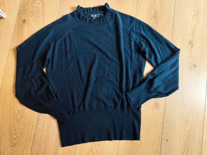 King Louie Izu Bell Cocoon L, Kleding | Dames, Truien en Vesten, Maat 42/44 (L), Blauw, Ophalen of Verzenden