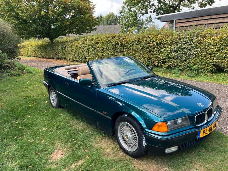 BMW 3-Serie 1.8 I 318 Cabriolet E2 1995 Groen, Auto's, BMW, Particulier, 3-Serie, ABS, Airbags, Boordcomputer, Centrale vergrendeling
