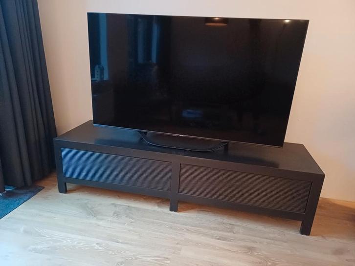 Massief Eiken TV-Kast - Opknapper, Huis en Inrichting, Kasten | Televisiemeubels, Ophalen