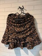 Ivivi rokje zwart bruin rood L (maat M), Kleding | Dames, Rokken, Maat 38/40 (M), Zwart, Ophalen of Verzenden, Boven de knie