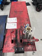 HBM 450 kg Motorheftafel Hydraulisch/Pneumatisch - Rood, Ophalen of Verzenden, Gebruikt