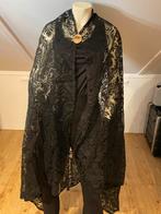 Zwart Tafelkleed/Halloween Mantel/Bankkleed - 225x135cm, Maat 42/44 (L), Nieuw, Ophalen of Verzenden, Halloween