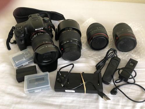 Sony A65 uitrusting, Audio, Tv en Foto, Fotocamera's Digitaal, Zo goed als nieuw, Spiegelreflex, Sony, 8 keer of meer, Ophalen of Verzenden