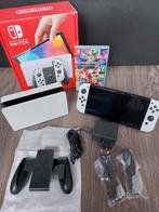 Nintendo Switch OLED NIEUWSTAAT + Mario Kart, Met 2 controllers, Ophalen of Verzenden, Zo goed als nieuw, Switch OLED