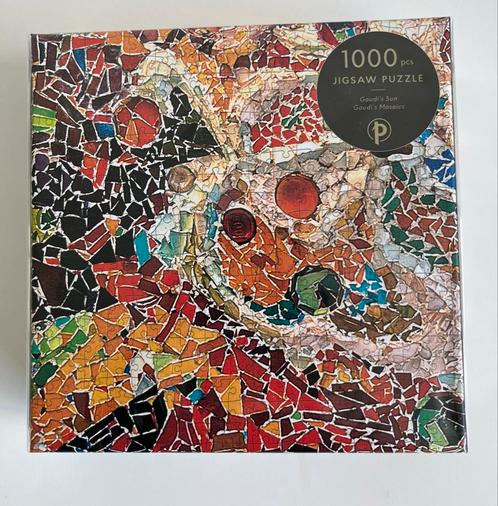 Paperblanks Gaudi Sun Puzzel - 1000 Stukjes, Hobby en Vrije tijd, Denksport en Puzzels, Zo goed als nieuw, Legpuzzel, Ophalen of Verzenden