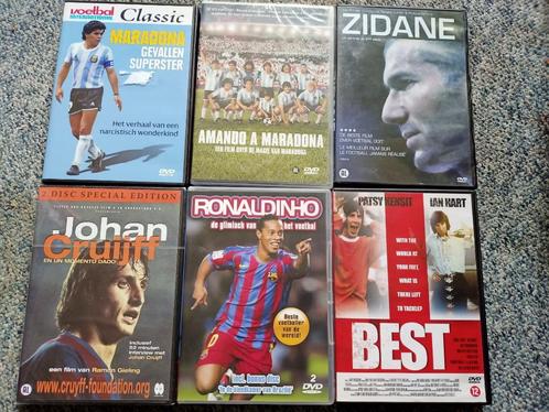 Voetbal Dvd's WK74, WK78, Maradona,Ronaldinho etc vanaf€0,75, Cd's en Dvd's, Dvd's | Sport en Fitness, Zo goed als nieuw, Cursus of Instructie