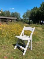 Te Huur 40 witte stoelen, Ophalen of Verzenden, Zo goed als nieuw