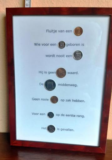 munten en spreekwoorden en gezegden uit guldentijdperk  beschikbaar voor biedingen