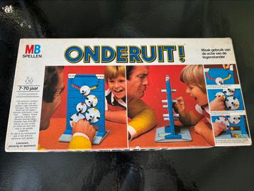 MB spellen Onderuit! Vintage voor 2 spelers als nieuw! beschikbaar voor biedingen