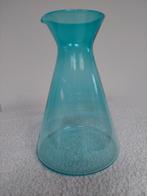 Vintage Ikea Karaf - Anne Nilsson scandinavisch design, Gebruikt, Blauw, Ophalen of Verzenden, Glas