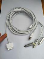Apple Composite AV kabel adapter, Computers en Software, Pc- en Netwerkkabels, Ophalen of Verzenden, Zo goed als nieuw