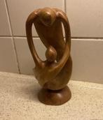 Houten beeld van een abstracte figuur, Ophalen of Verzenden