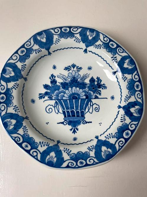 Vintage wandbord Delfts blauw / De Porceleyne Fles - gemerkt, Antiek en Kunst, Antiek | Wandborden en Tegels, Ophalen of Verzenden