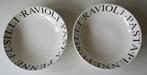 2 XL LaPrimula pastaschalen letters vintage Riviera Maison, Huis en Inrichting, Keuken | Servies, Ophalen of Verzenden, Overige stijlen