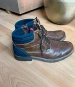 S’Oliver mooie bruine halfhoge heren schoenen mt 42 ZGAN, Ophalen of Verzenden, Zo goed als nieuw, Bruin