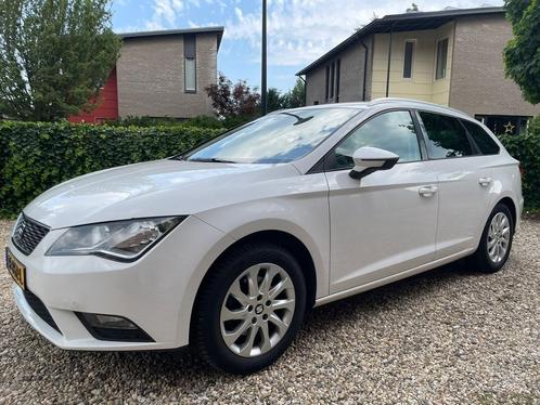 Seat Leon 1.6 TDI 81KW ST 2016 Wit INCL BTW, Auto's, Seat, Bedrijf, Leon, ABS, Airbags, Airconditioning, Bluetooth, Bochtverlichting