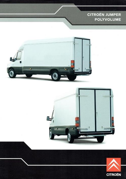 Folder Citroën Jumper Polyvolume (2001), Boeken, Auto's | Folders en Tijdschriften, Gelezen, Citroën, Verzenden