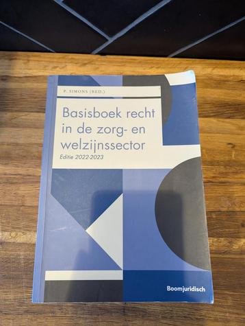 Basisboek recht in de zorg- en welzijnssector beschikbaar voor biedingen