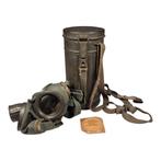 Wo2 Duitse gasmasker set kort model bus R&S 1937, Verzamelen, 2288CL, Info@dbmmilitaria.nl, Ophalen of Verzenden, Duitsland