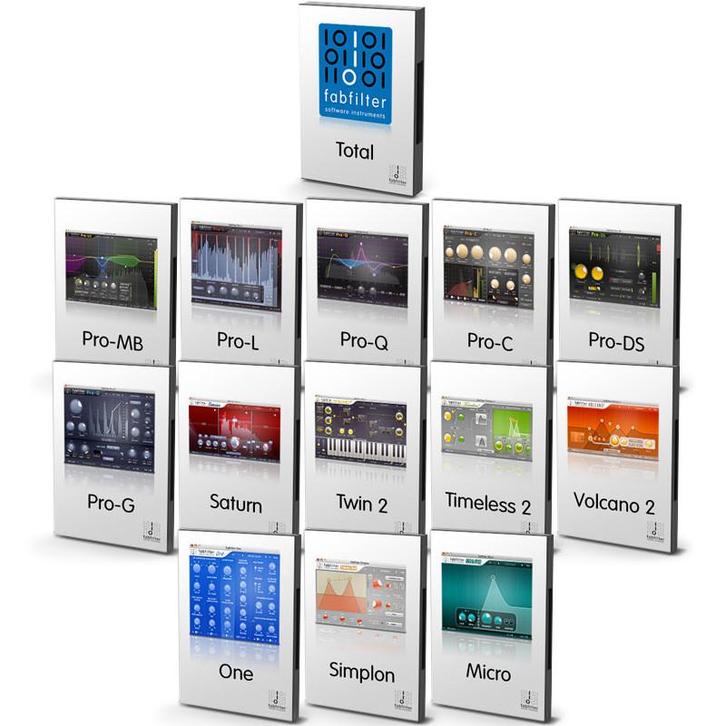 FabFilter Total Bundle + iZotope Bundle, Computers en Software, Audio-software, Nieuw, MacOS, Windows, Verzenden